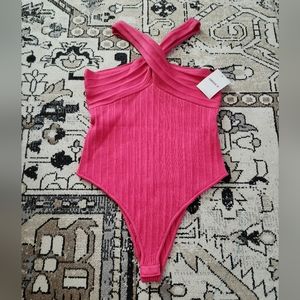 Hot pink bodysuit XL